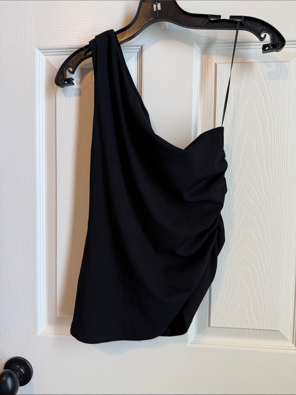 Mango one shoulder top